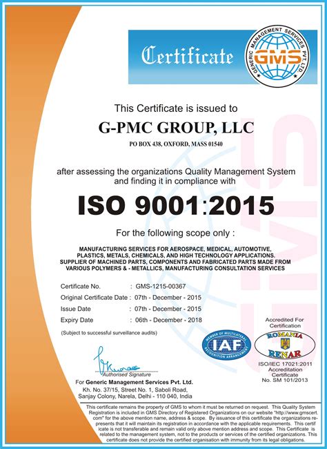 Iso 9001 Certification