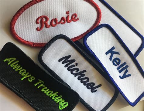 Patches Sale 24 Name Patches Uniform Patches Custom Embroidery Name