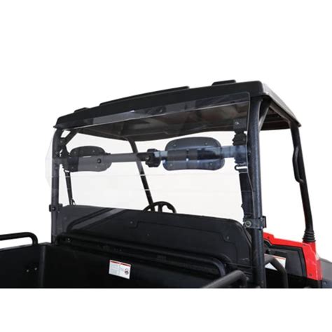 Massimo Motor Knight Clear Rear Utv Windshield Compatible With