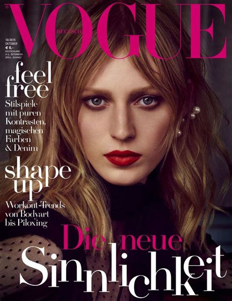 Vogue Germany October 2015 Cover Vogue Germany