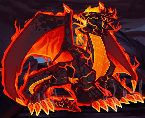 Magma Fire Dragon Red Dragon Elemental By Dragoart On Deviantart