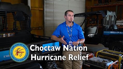 Choctaw Nation Hurricane Relief Youtube