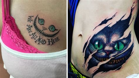 Staggering Cheshire Cat Tattoo Ideas Youtube