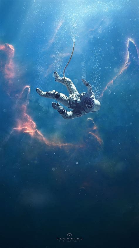 Download Wallpaper Astronaut Nebula Surreal Stars Space 750x1334