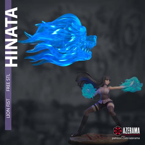 D Printable Hinata Lion Fist Accessory Cosplay By Azerama
