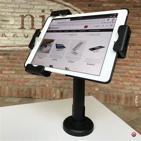 Soporte Base Seguridad Tablet 10 Pulgada Chicote Acero Llave Envío Gratis