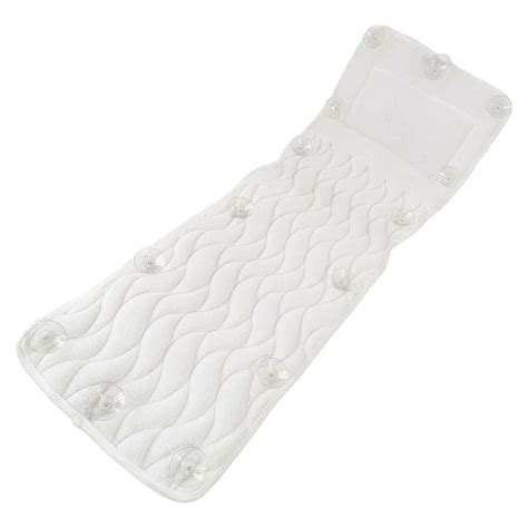 Non Slip Bath Pillow Comfortable Back Support With Suction Cups