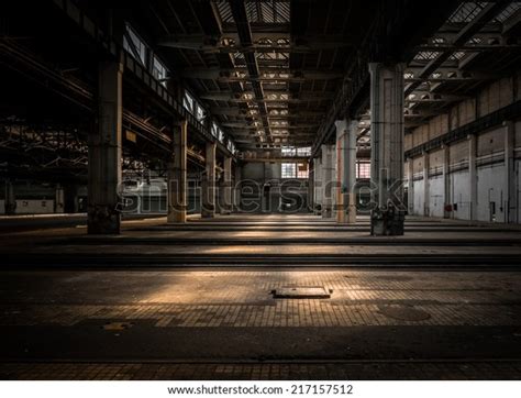 Large Industrial Hall Vehicle Repair Station Stock Photo Edit Now