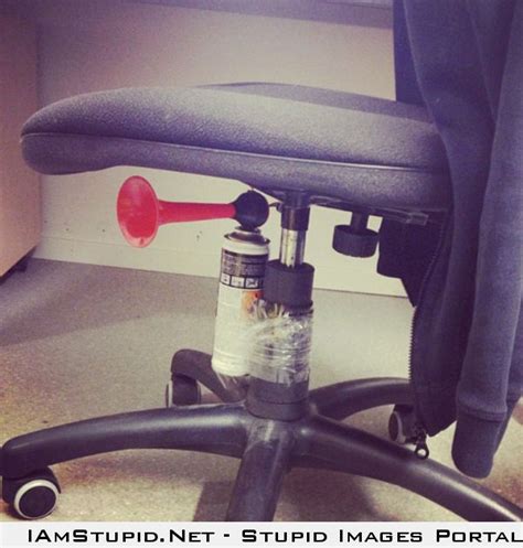 air horn office chair prank good pranks pranks best pranks ever