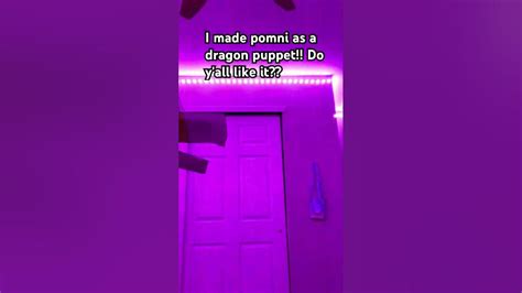I Made Pomni From The Amazing Digital Circus As A Dragon Puppet Youtube