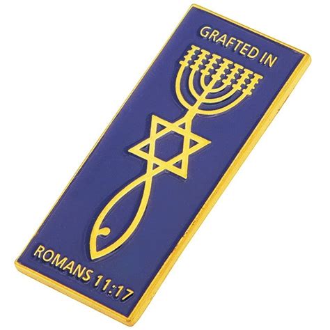 Grafted In Messianic Lapel Pin Badge Romans 1117