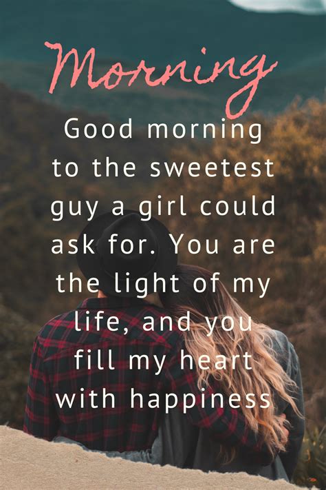 Good Morning Love Messages Good Morning Handsome Quotes Romantic Good