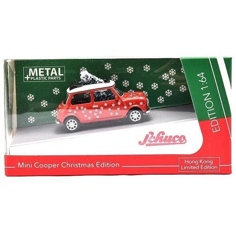 Schuco Mini Cooper Christmas Redwhite Hk Spacial Edition 來來電器，我地信賴嘅電器顧問