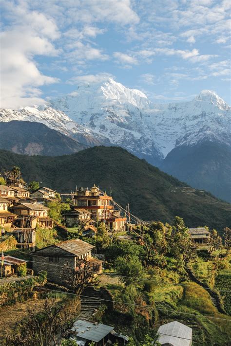 Trekking Town In Nepal Travel Off Path