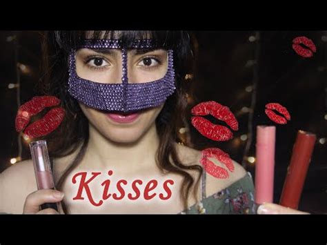 Asmr Kissing Sounds And Mouth Sounds Lipgloss Lipstick Application