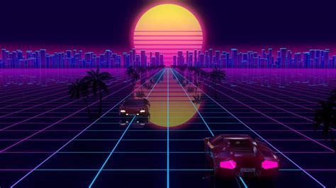 Retrowave Style By Sylvain T Animated Wallpaper For Pc Wallpaper