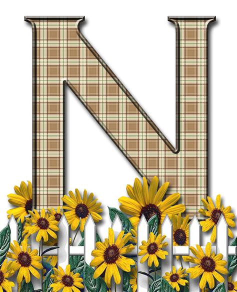 Letra Con Verja Floraln Flower Alphabet Monogram Alphabet