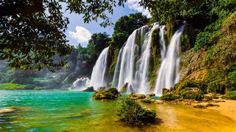 Free shipping · bohemian · scandinavian · shop modern sale items Ban Gioc Waterfall In China And Vietnam 4k Wallpapers Hd ...