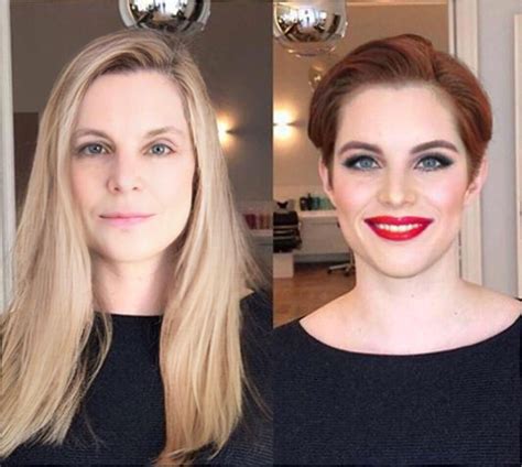 Long To Short Hair Transformation Women