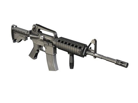 Colt M4a1 Carbine Ris Assault Rifle 3d Model In Assault Rifles 3dexport