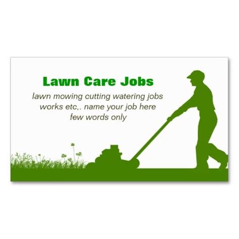 Tree services standard, 3.5 x 2.0 business card. Pin on Lawn Care Business Cards