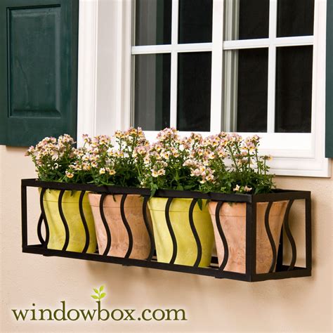 Plastic leonardo window box enhances both indoor and outdoor decor. 24" French Window Box Cage (Square Design) - Window Boxes ...