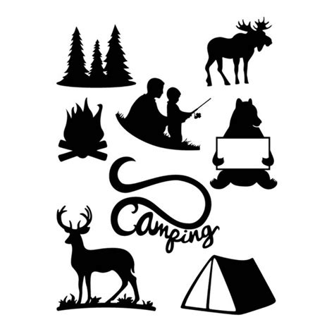 Download High Quality Camping Clipart Silhouette Transparent Png Images