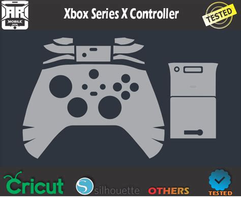 Xbox Series X Controller Skin Template Vector Armobileskin