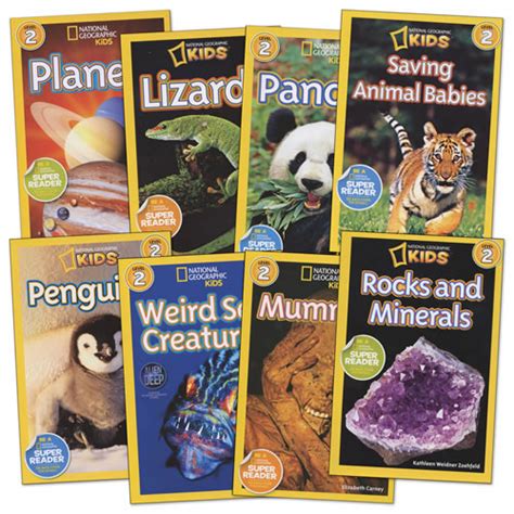 National Geographic Nonfiction Books Level 2 Set Of 8