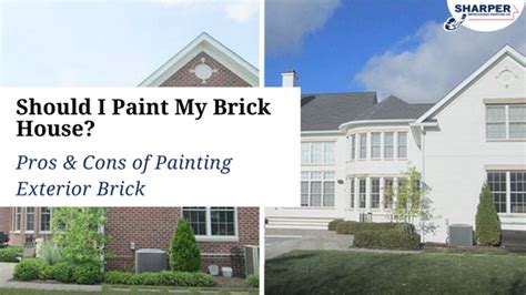 Let's take a look at some of the pros and cons of this option, as well as the steps a professional will take to paint your brick exterior. Should I Paint My Brick House? Pros & Cons of Painting ...