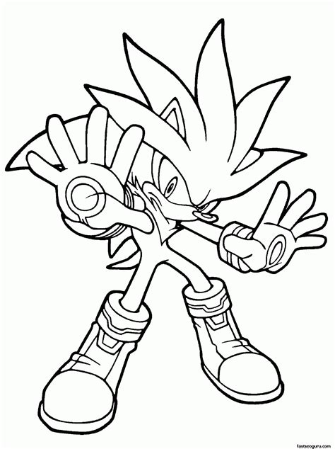 Sonic The Werehog Coloring Pages To Print - Coloring Home