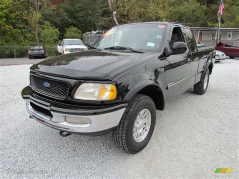 1997 Black Ford F150 Xlt Extended Cab 4x4 87524059 Photo 13