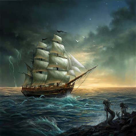 Conquest Of The Seven Seas By Sandara On Deviantart Old Sailing Ships