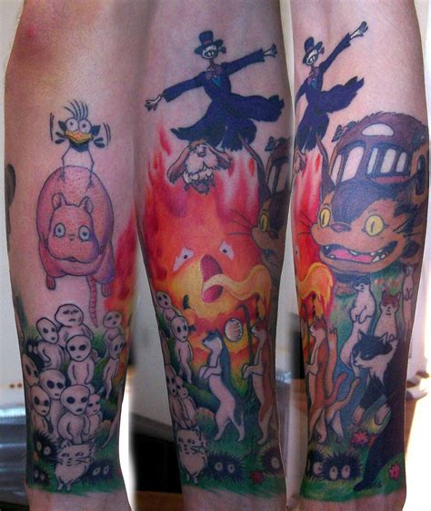 Ghibli Tattoo Ghibli Tattoo Tattoos Studio Ghibli Tattoo