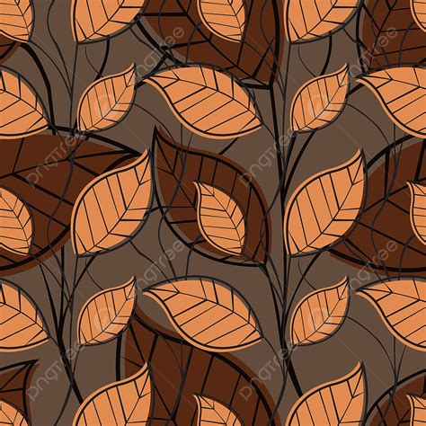 Autumn Leaves Seamless Vector Design Images Seamless Floral Autumn