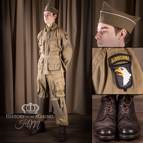 American M1942 Paratrooper Uniform Basic 1943 1945 History In The