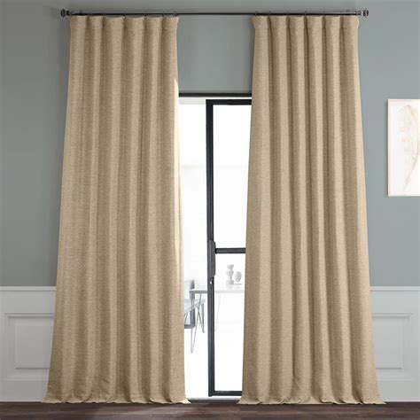 Exclusive Fabrics And Furnishings Semi Opaque Ginger Tan Bellino Blackout