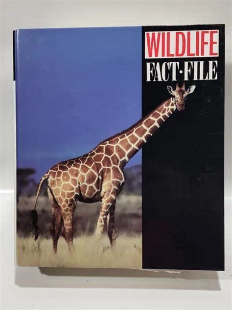 Wildlife Fact File Binders~animal Id And Conservation Guide Group 345