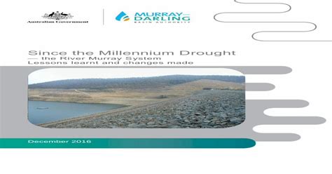 Since The Millennium Drought Pdf Document