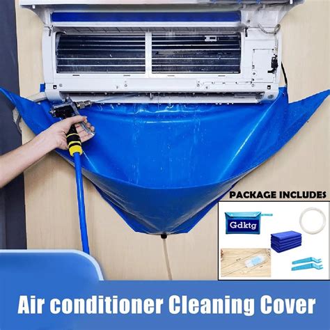 Aircond Cleaning Bag 1 Set Airconditioner Clean Cover Aircondition Tool Cleaner Air Condition