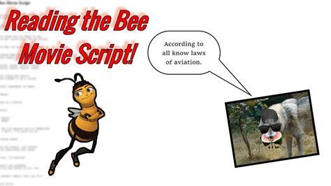 Reading The Entire Bee Movie Script Streamed March 22nd 2020 Youtube