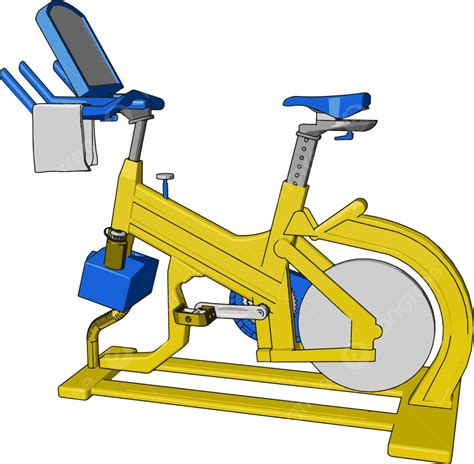 A Spinning Bike Vector Or Color Illustration Healthy Belly Bike Vector