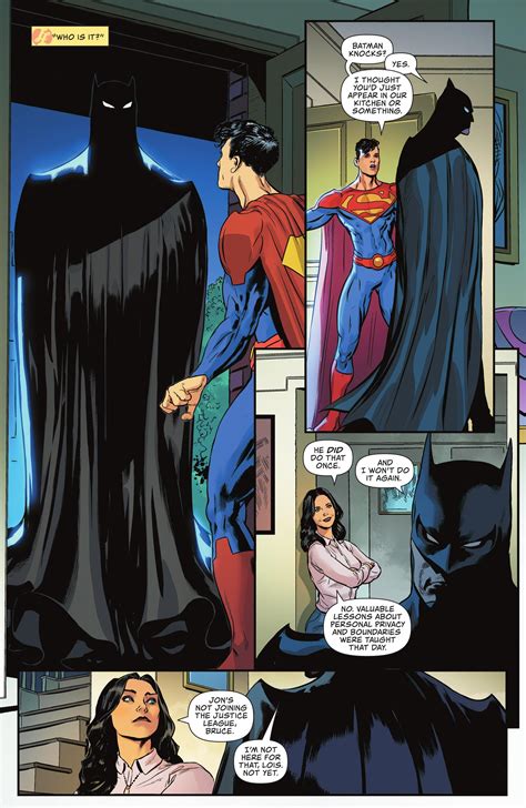 Comic Excerpt Batman Sure Learned The Hard Way About Showing Up At The Kents In His Usual