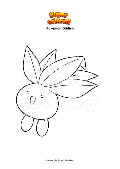 Oddish Pokemon Coloring Pages Coloring Pages