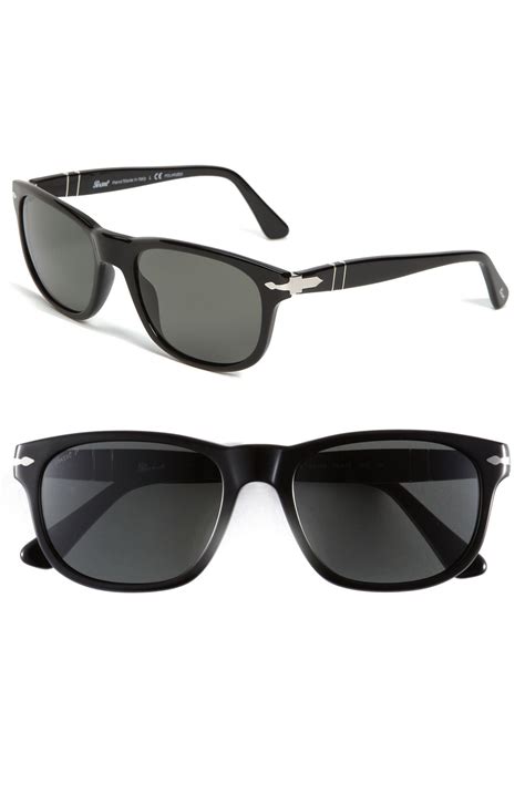 Persol Polarized Plastic Sunglasses In Black For Men Lyst