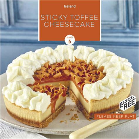 Iceland Sticky Toffee Cheesecake 455g Desserts Iceland Foods