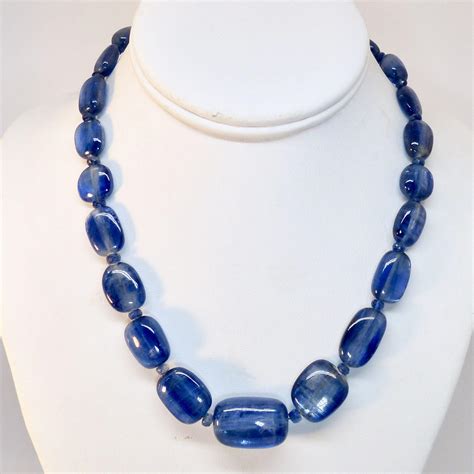 Exceptional Quality Blue Kyanite Necklace from carolbarrettjewelry on ...