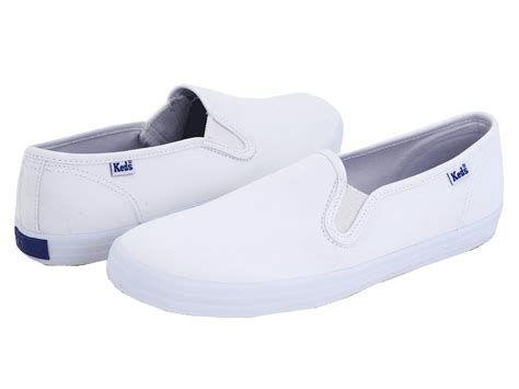 Keds Champion Canvas Slip On In White Lyst
