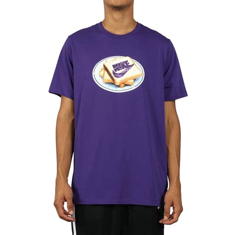 Nike Sportswear Toast Mens Crew Neck T Shirt Purple Cq7172 547