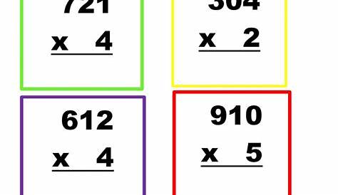 Multiply By 3 Worksheets